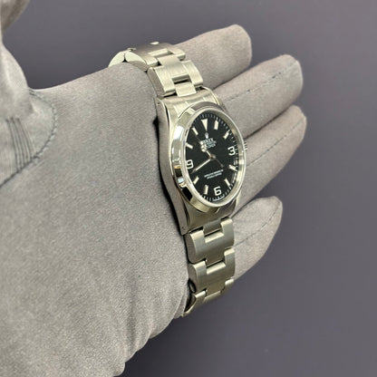 Rolex Explorer 36mm Black Dial Watch Ref# 14270 - Happy Jewelers Fine Jewelry Lifetime Warranty