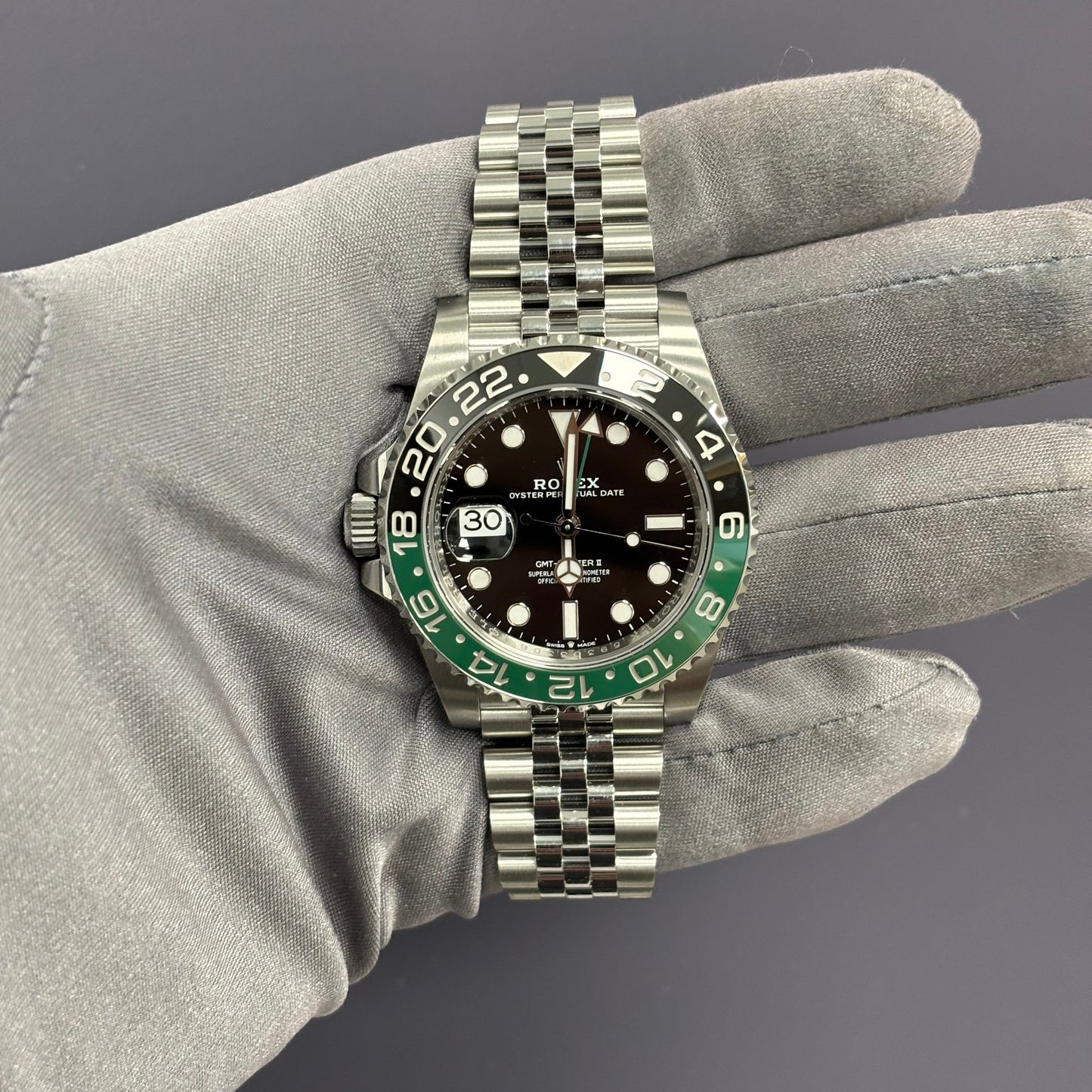 Rolex GMT-Master II 40mm Black Dial Watch Ref# 126720VTNR