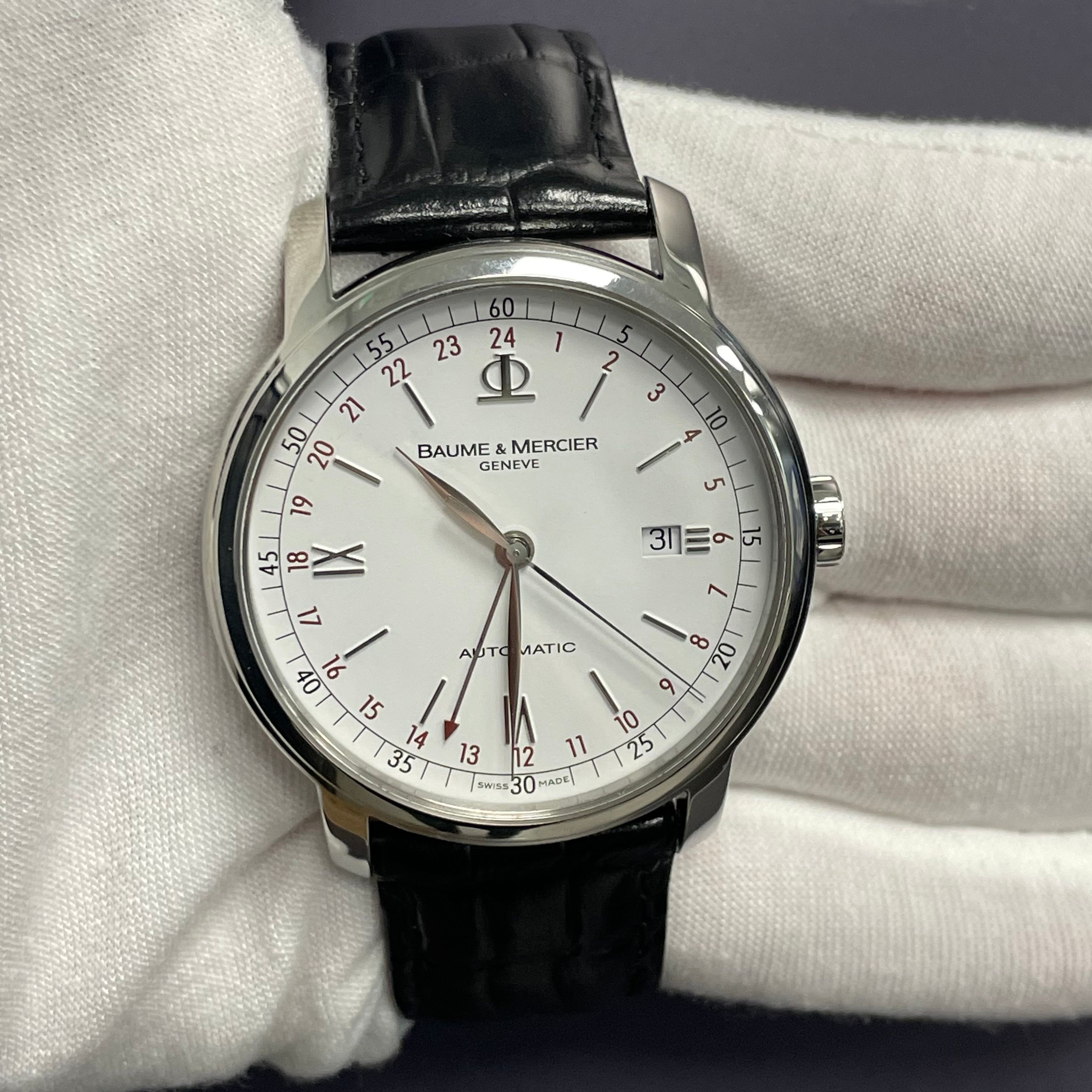 Baume & Mercier Classima 42mm Silver Dial Watch Ref# 65494 – Happy