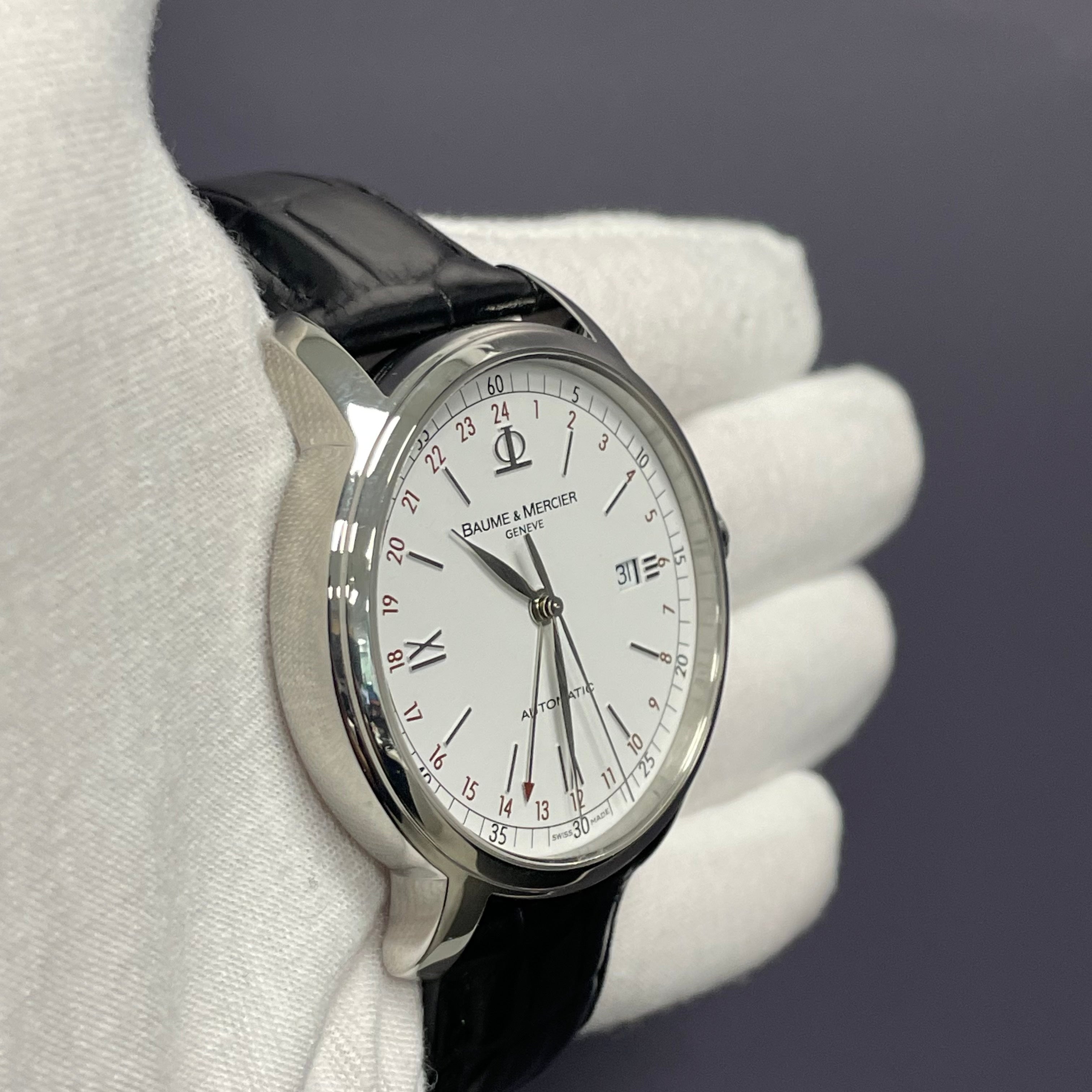Baume & Mercier Classima 42mm Silver Dial Watch Ref# 65494 – Happy
