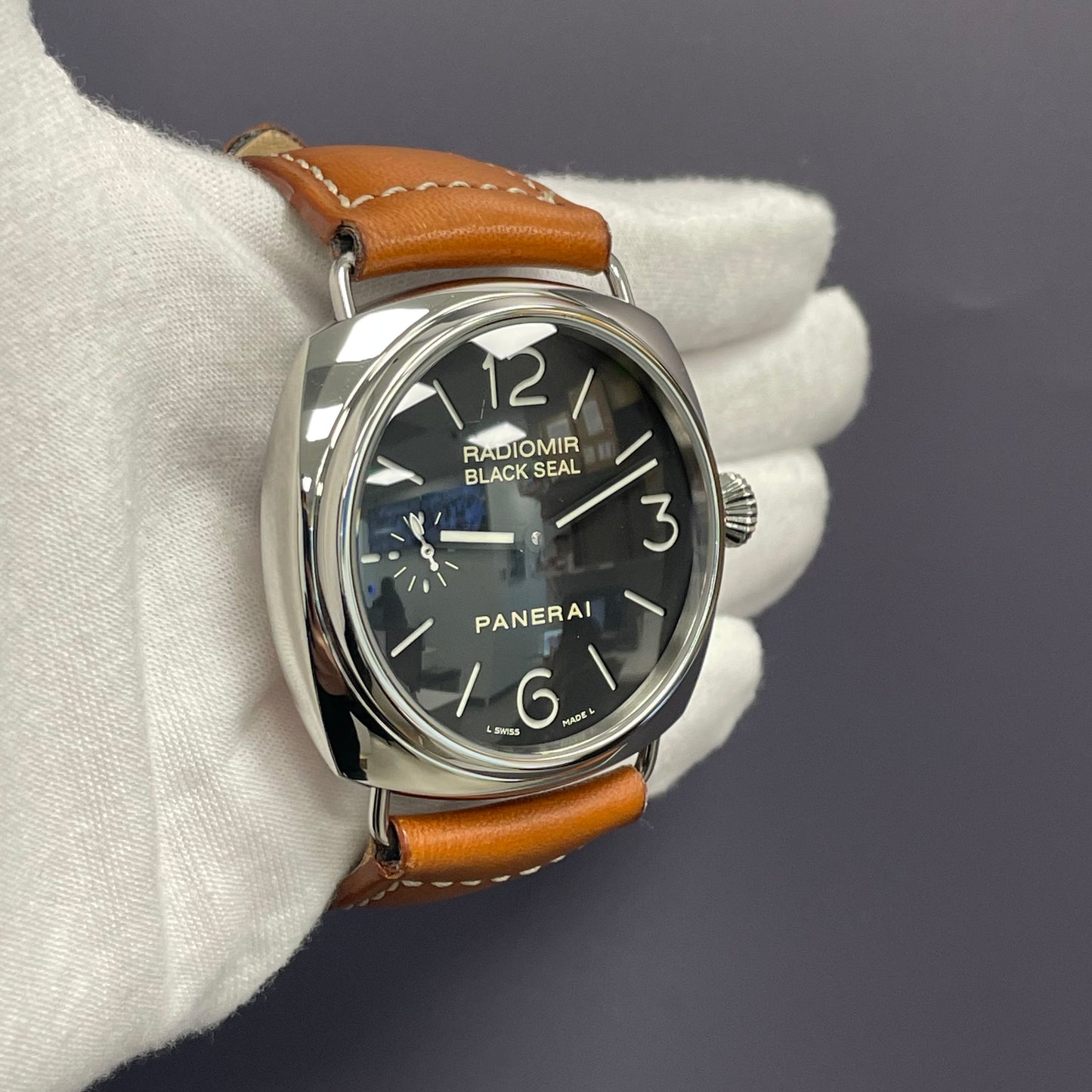 Panerai Radiomir 44mm Black Dial Watch Ref# PAM00183