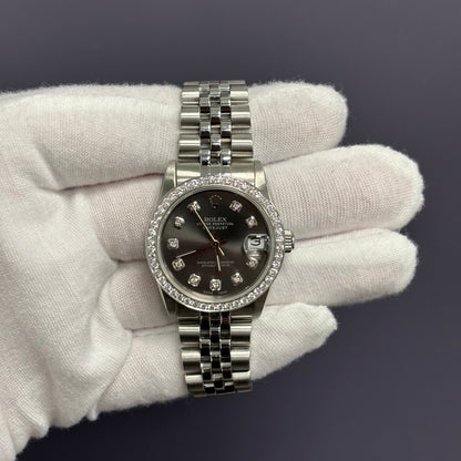 Rolex Datejust 36mm Silver Dial Watch Ref# 1601 - Happy Jewelers Fine Jewelry Lifetime Warranty