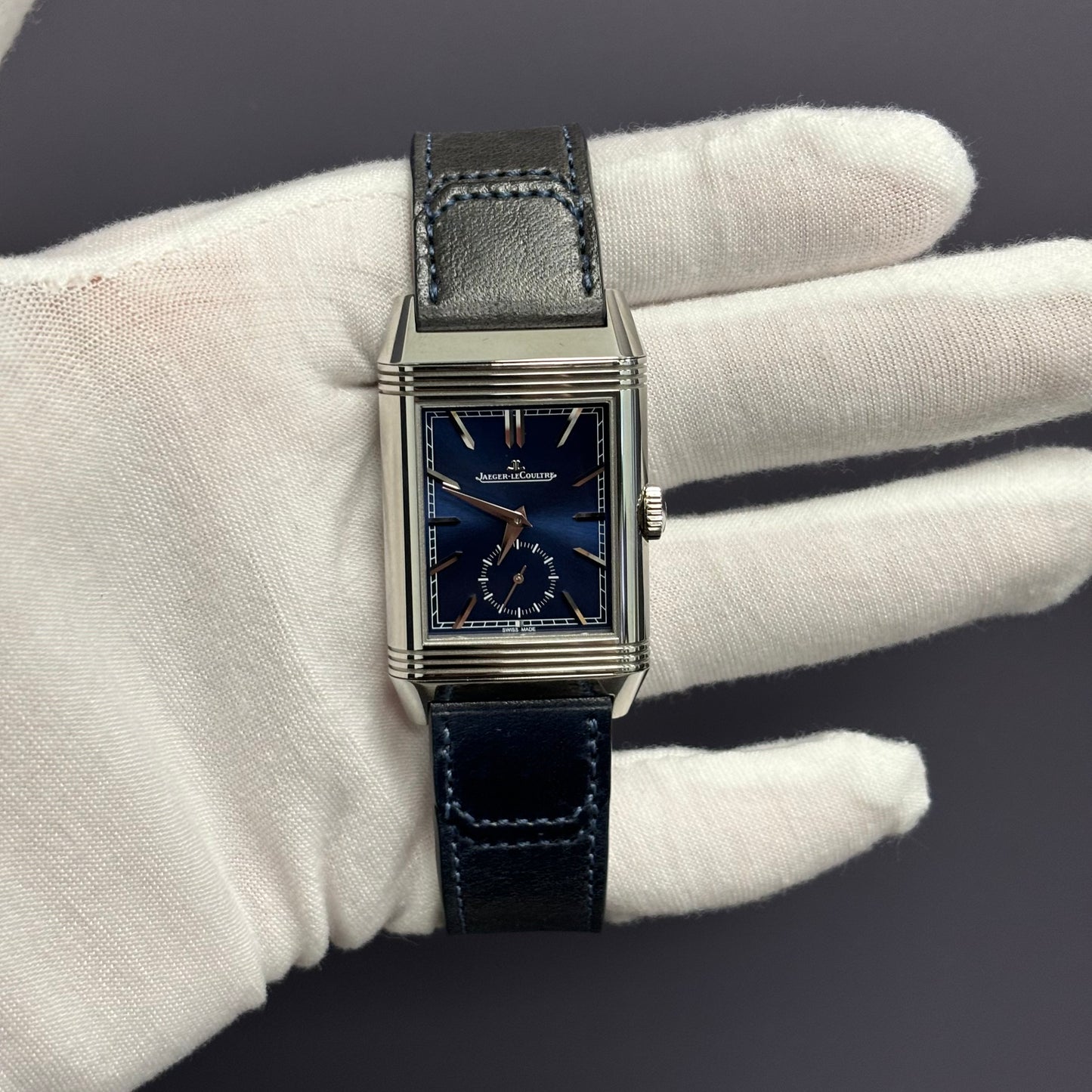 Jaeger-LeCoultre Reverso 28mm Blue Dial Ref# Q3988482