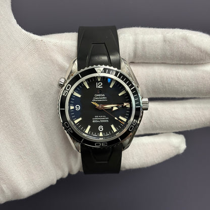 Omega Seamaster 45.5mm Black Dial Watch Ref# 2907.50.91 - Happy Jewelers Fine Jewelry Lifetime Warranty