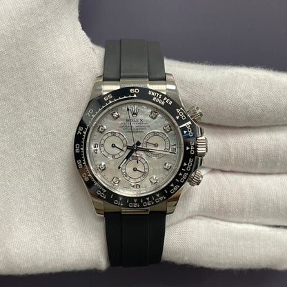 Rolex Daytona 40mm MOP Dial Watch Ref# 116519LN - Happy Jewelers Fine Jewelry Lifetime Warranty