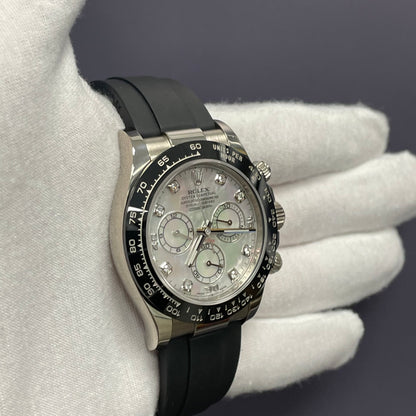 Rolex Daytona 40mm MOP Dial Watch Ref# 116519LN - Happy Jewelers Fine Jewelry Lifetime Warranty