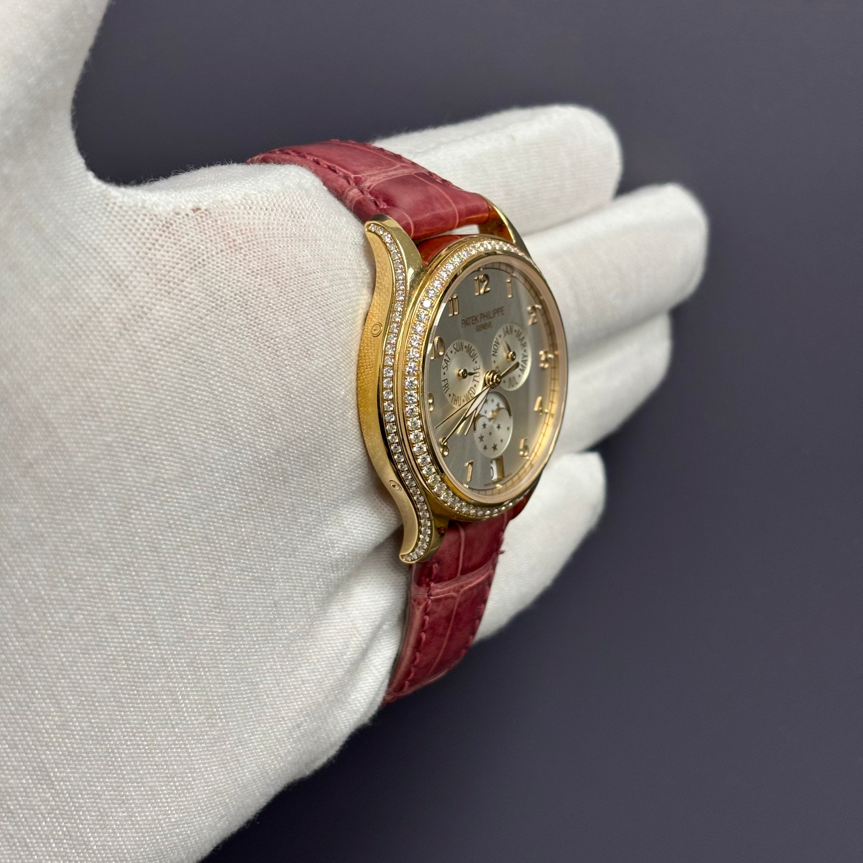 Patek Philippe Annual Calendar 38mm Silver Dial Watch Ref# 4947R-001 - Happy Jewelers Fine Jewelry Lifetime Warranty