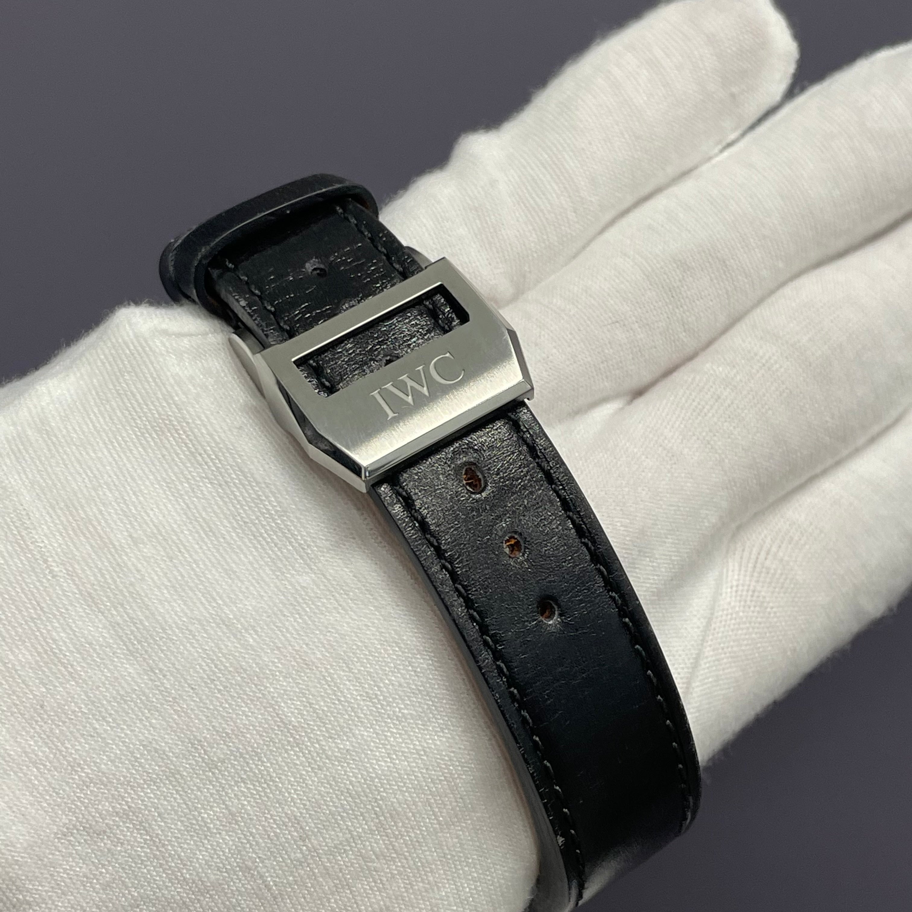 IWC Pilots 44mm Black Dial Watch Ref# IW395001 - Happy Jewelers Fine Jewelry Lifetime Warranty