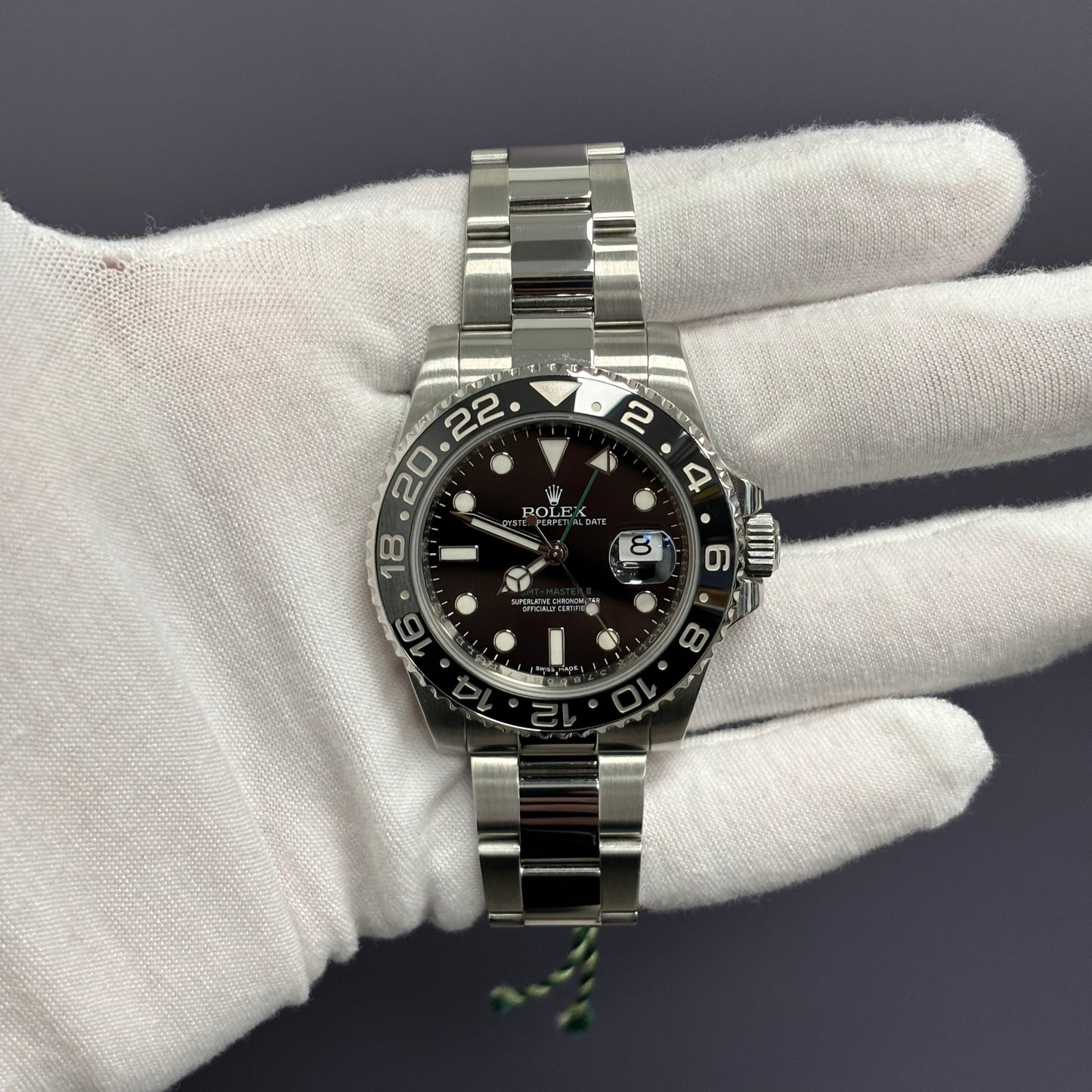 Rolex GMT-Master II 40mm Black Dial Watch Ref# 116710LN