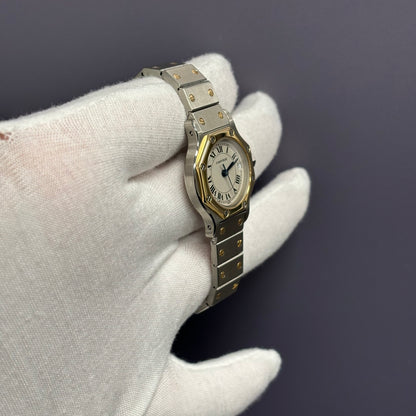 Cartier Santos 26mm Ivory Dial Watch Ref# 187903 - Happy Jewelers Fine Jewelry Lifetime Warranty