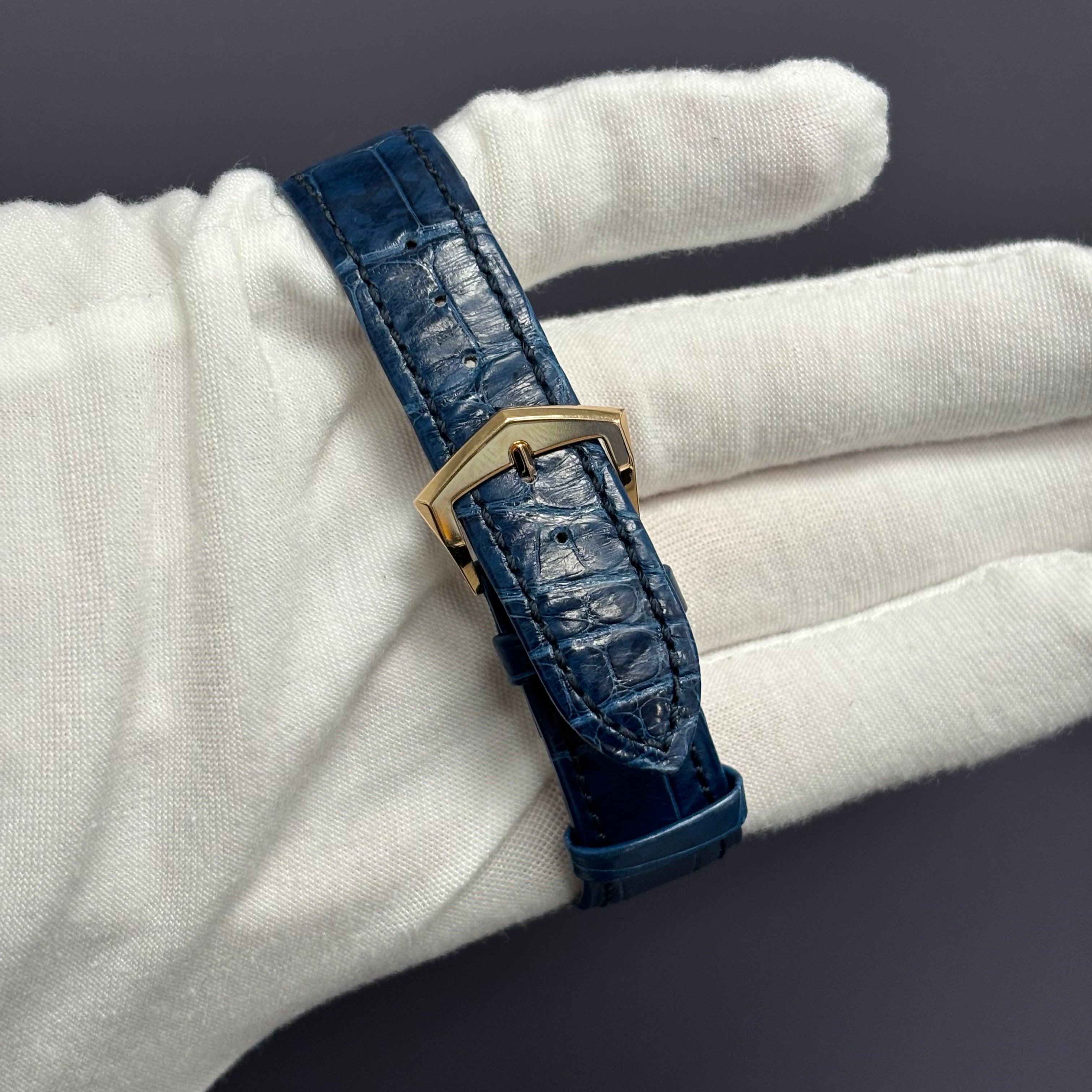 Patek Philippe Annual Calendar 42mm Blue Dial Watch Ref# 5905R-010 - Happy Jewelers Fine Jewelry Lifetime Warranty