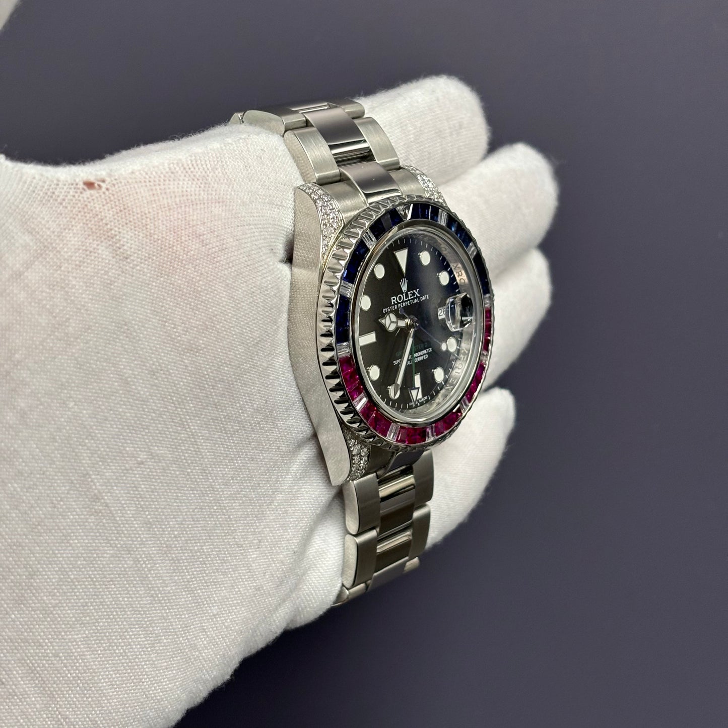 Rolex GMT-Master II 40mm Black Dial Watch Ref# 116710