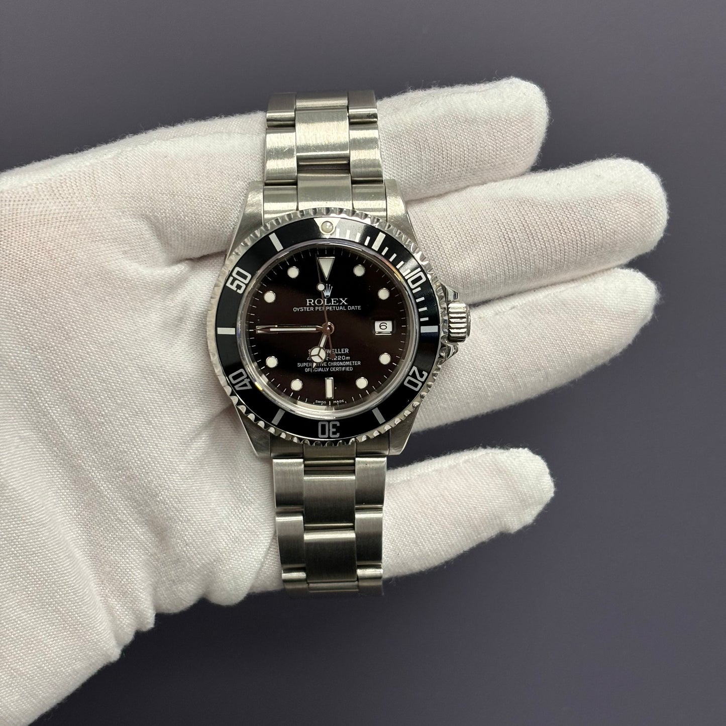 Rolex Sea Dweller 40mm Black Dial Watch Ref# 16600