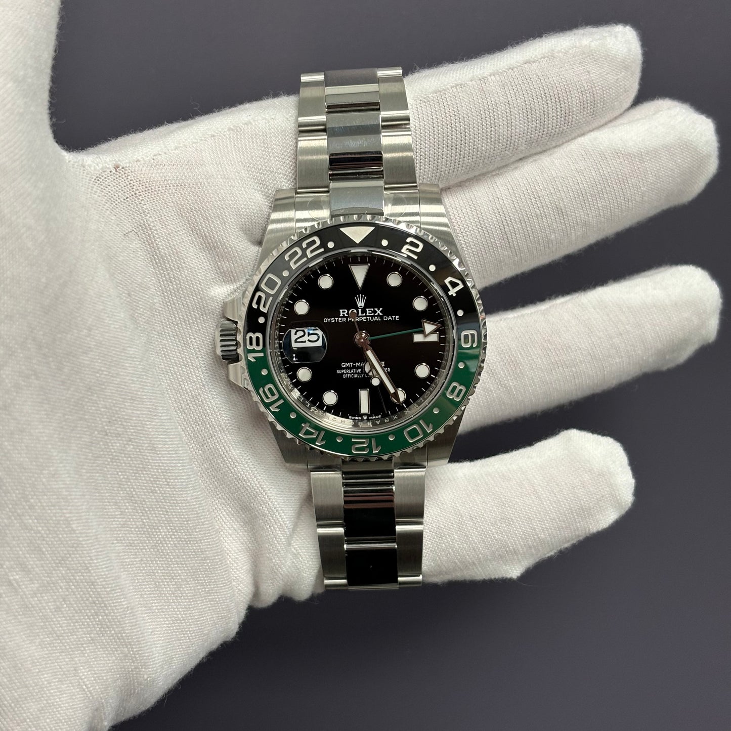 Rolex GMT-Master II 40mm Black Dial Watch Ref# 126720VTNR