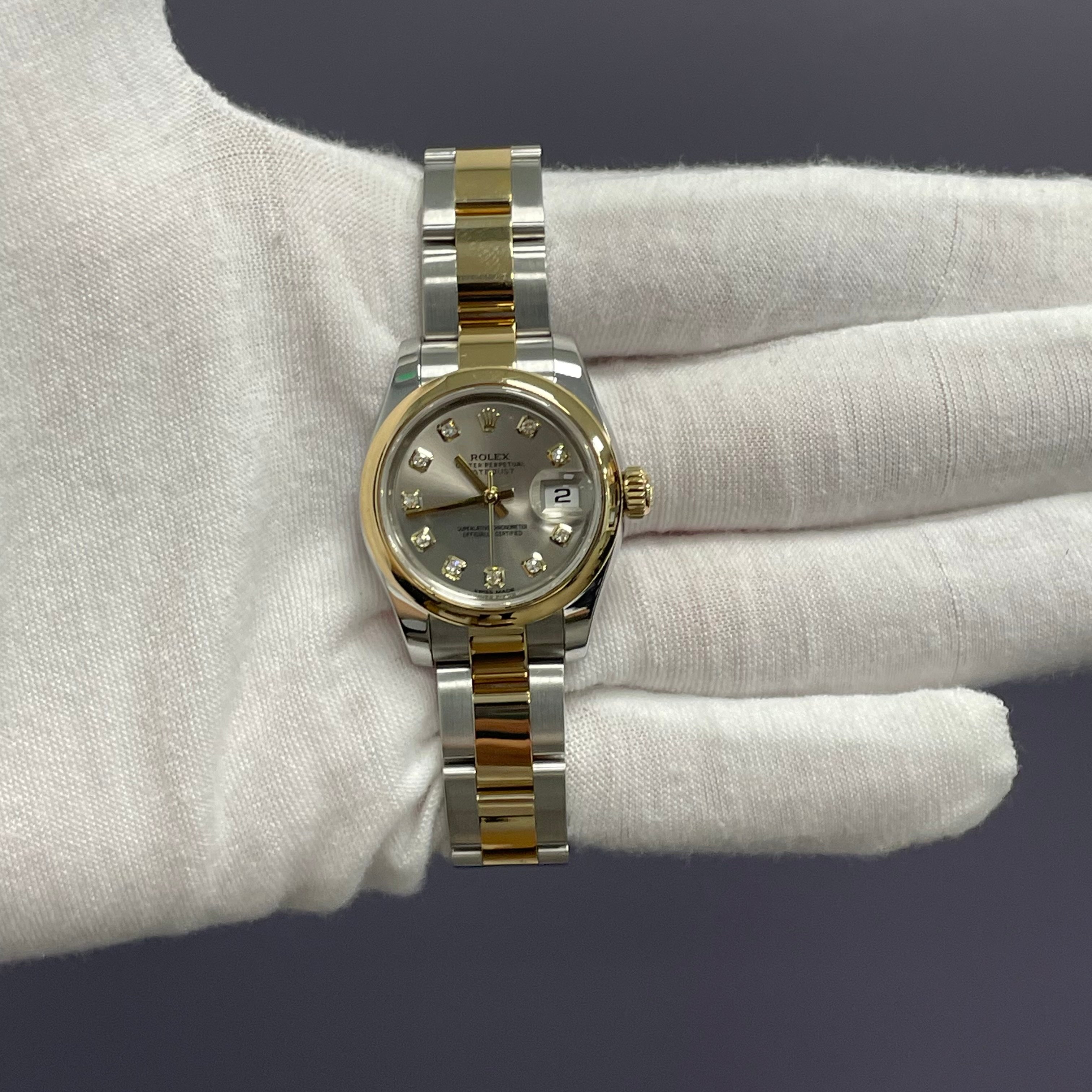 Rolex Datejust 26mm Silver Dial Watch Ref# 179163 - Happy Jewelers Fine Jewelry Lifetime Warranty