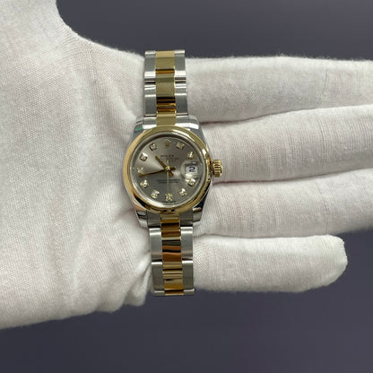 Rolex Datejust 26mm Silver Dial Watch Ref# 179163 - Happy Jewelers Fine Jewelry Lifetime Warranty