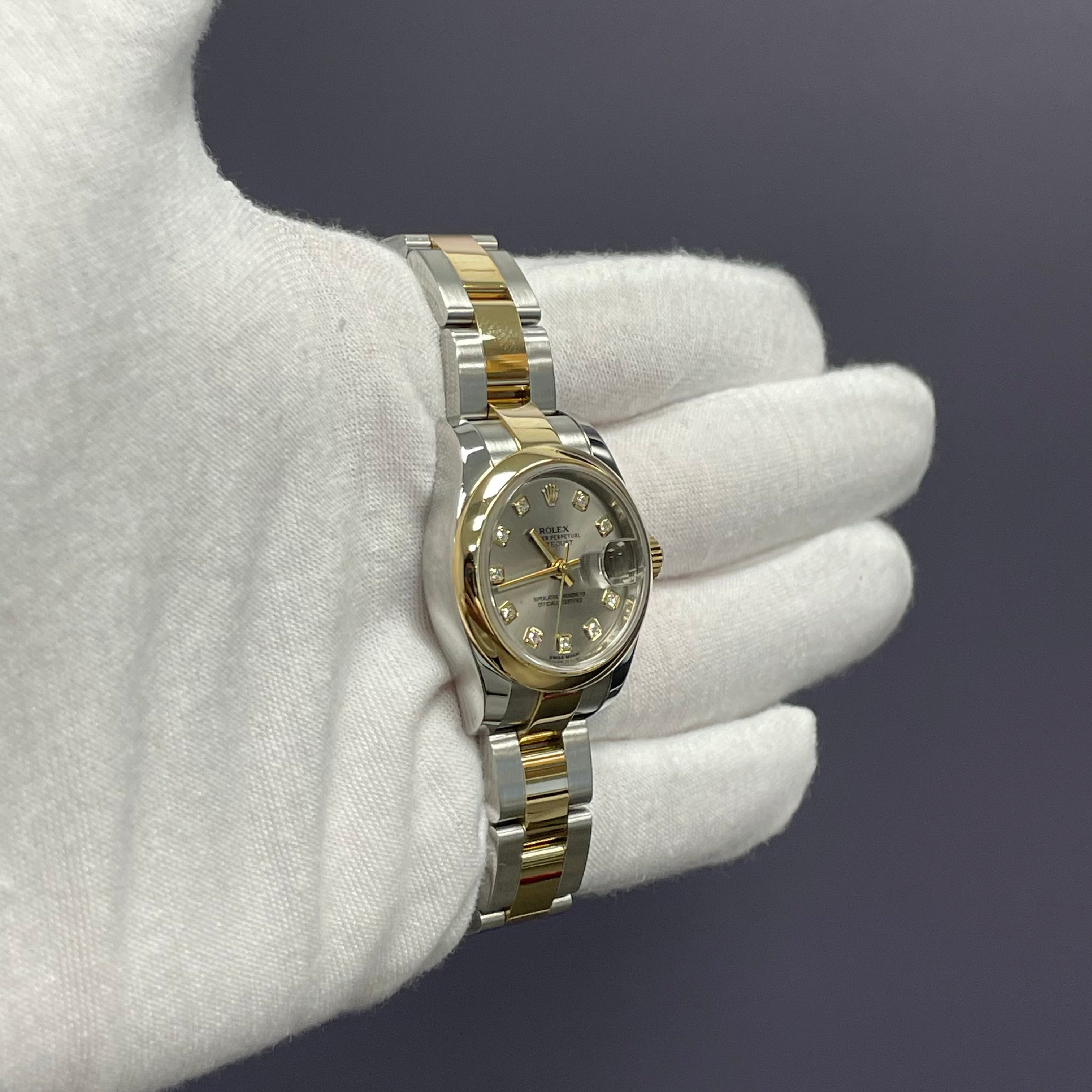 Rolex Datejust 26mm Silver Dial Watch Ref# 179163 - Happy Jewelers Fine Jewelry Lifetime Warranty