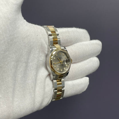 Rolex Datejust 26mm Silver Dial Watch Ref# 179163 - Happy Jewelers Fine Jewelry Lifetime Warranty