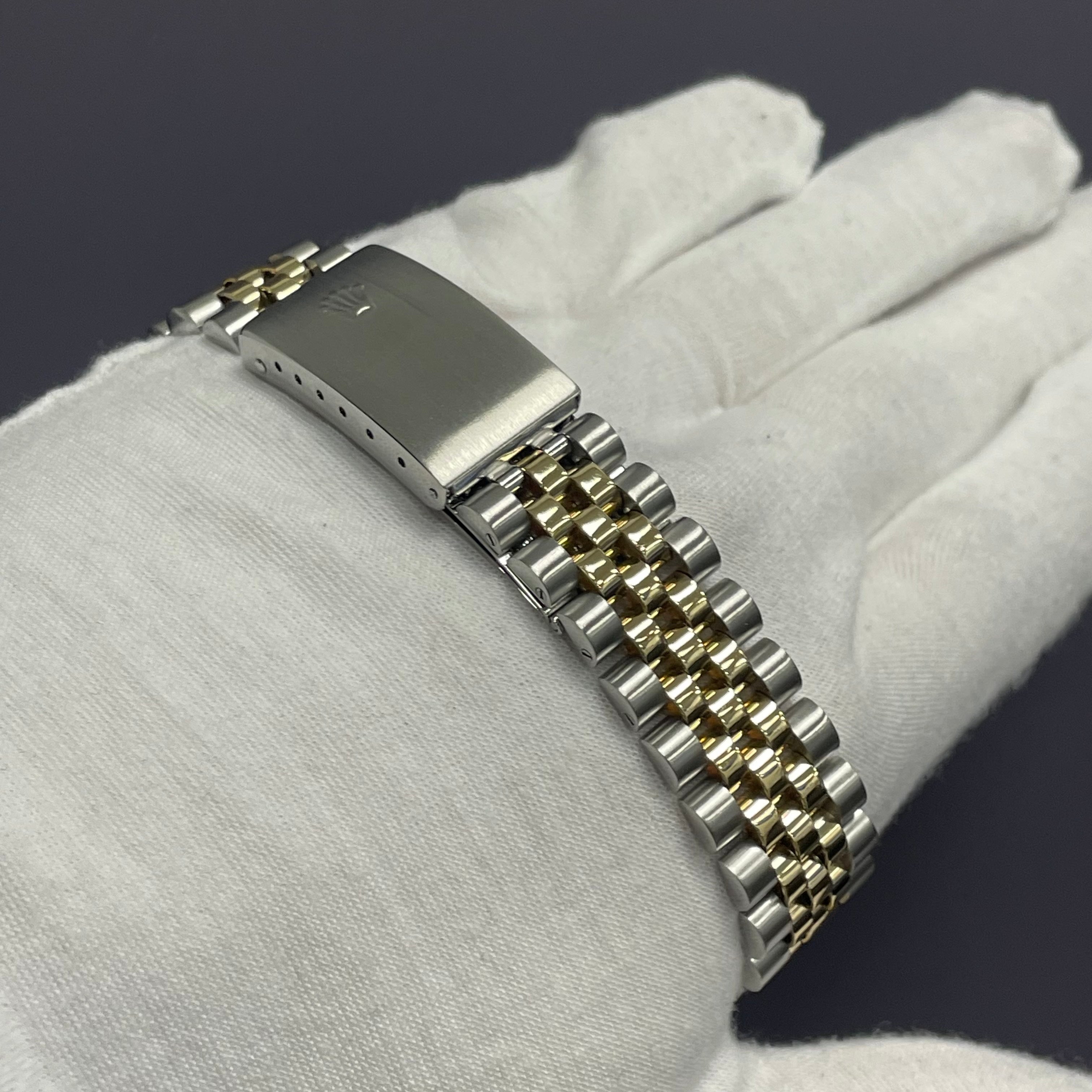 Rolex Oyster Perpetual 34mm Champagne Dial Watch Ref# 15053 - Happy Jewelers Fine Jewelry Lifetime Warranty