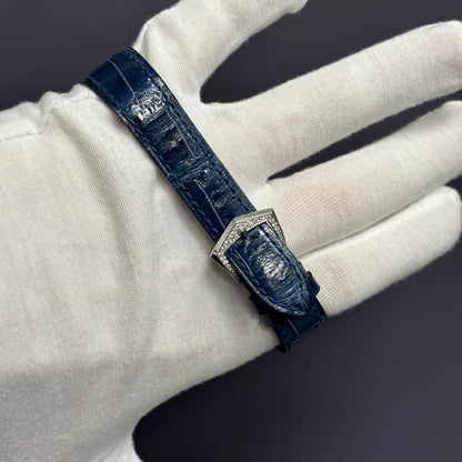 Patek Philippe World Time 36mm Blue Dial Watch Ref# 7130G-015 - Happy Jewelers Fine Jewelry Lifetime Warranty