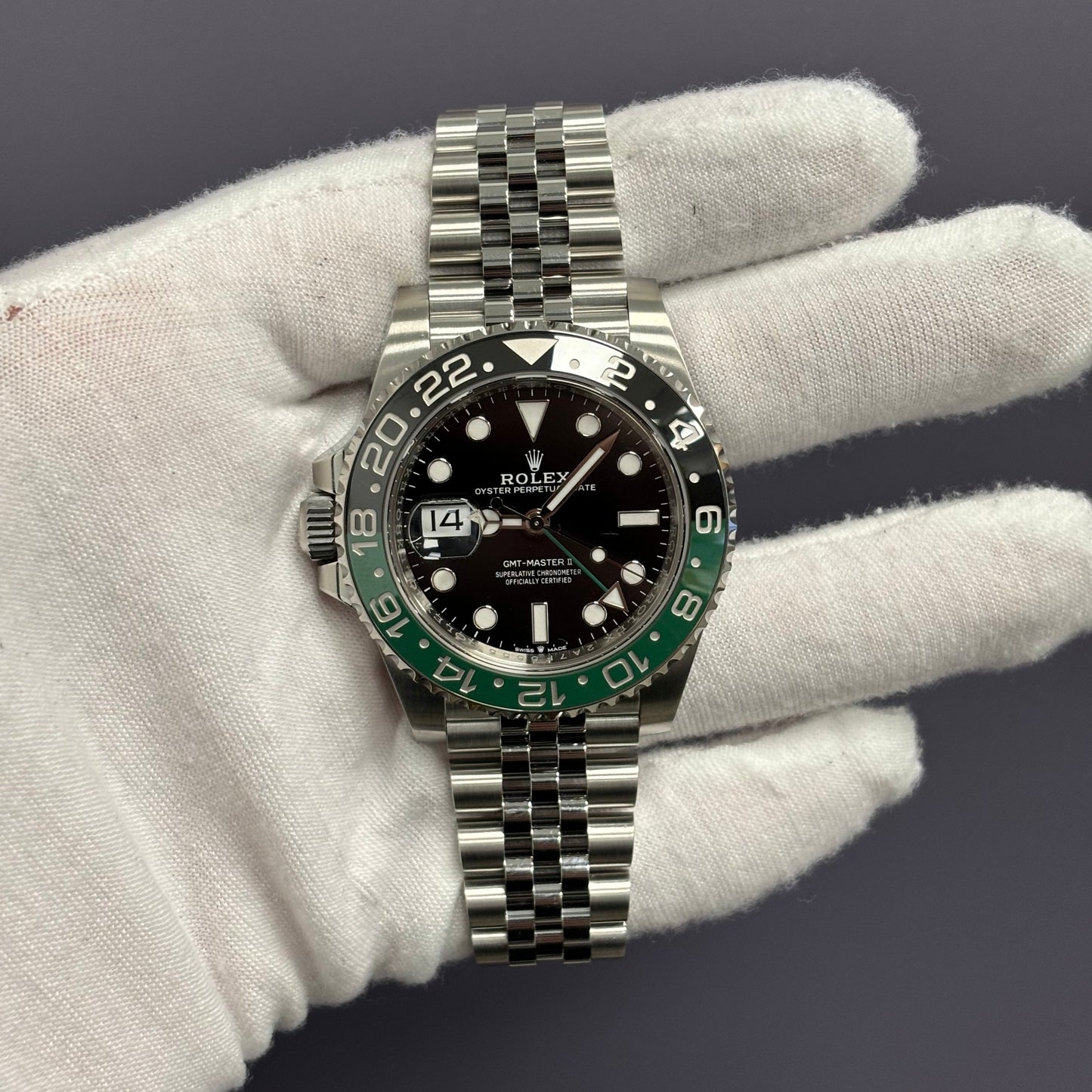 Rolex GMT-Master II 40mm Black Dial Watch Ref# 126720VTNR