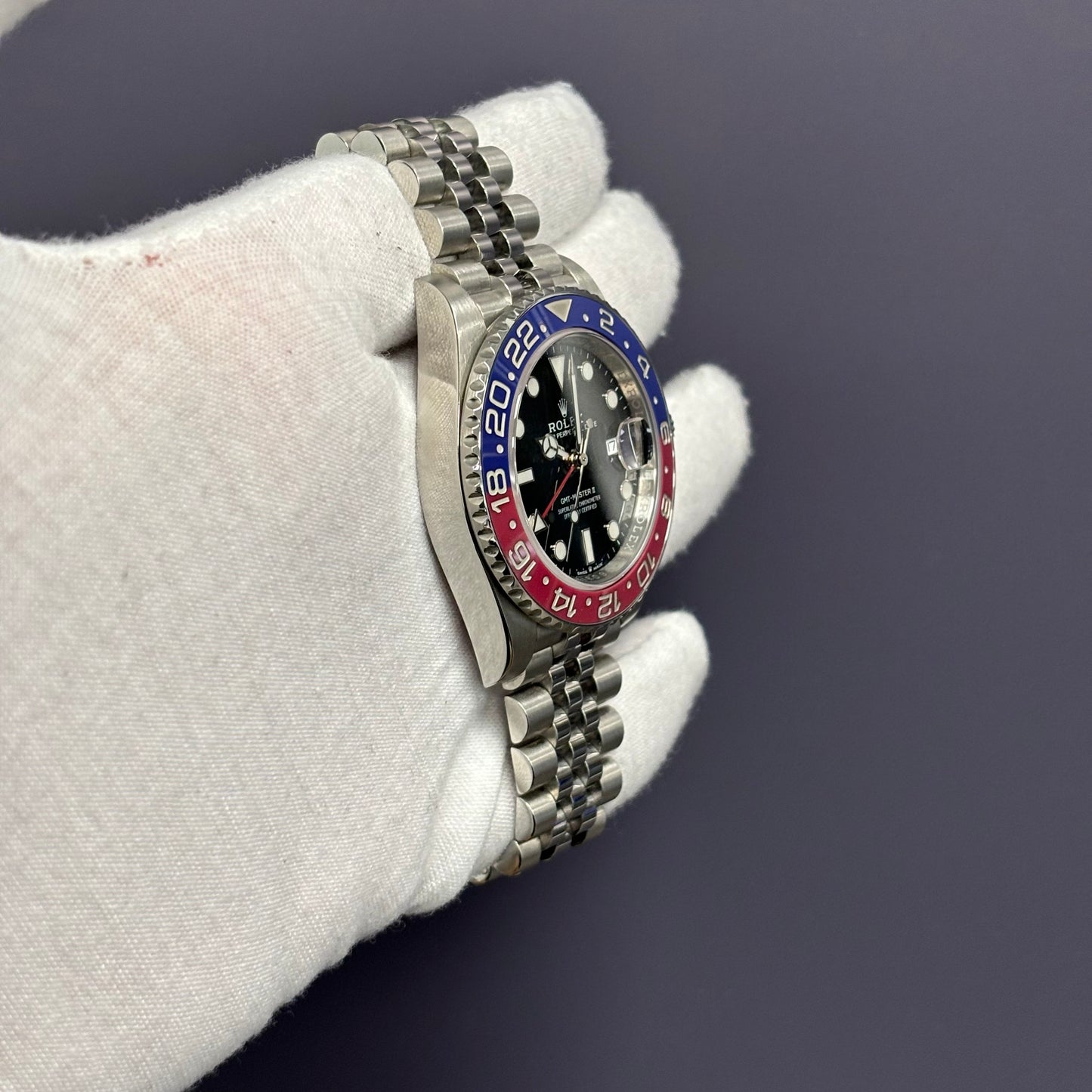 Rolex GMT-Master II 40mm Black Dial Watch Ref# 126710BLRO