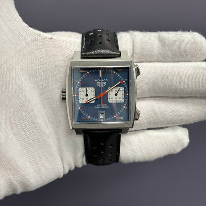 Tag Heuer Monaco 39mm Blue Dial Watch Ref# CBL2111.FC6453 - Happy Jewelers Fine Jewelry Lifetime Warranty