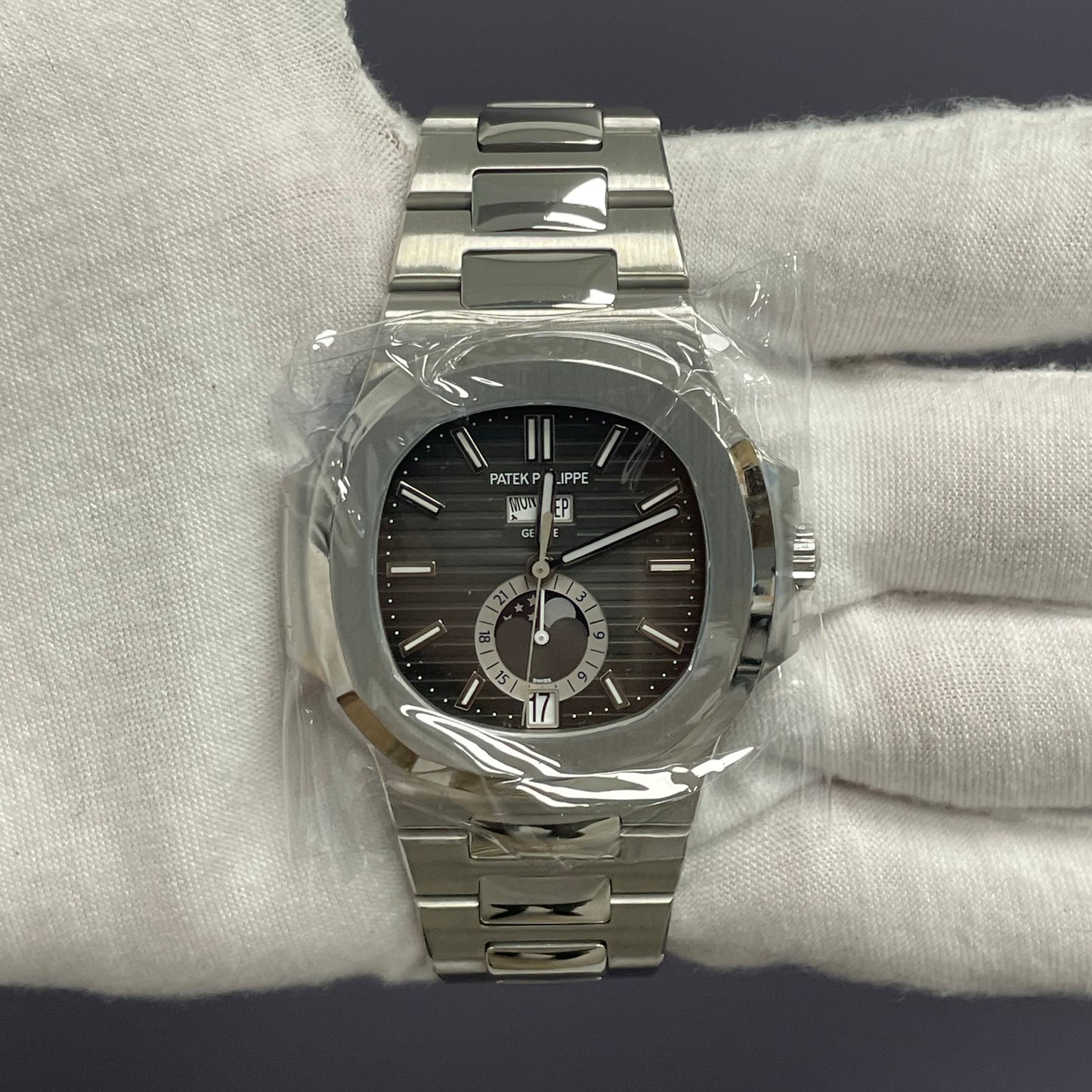 Patek Philippe Nautilus 40mm Grey Dial Watch Ref# 5726/1A-001