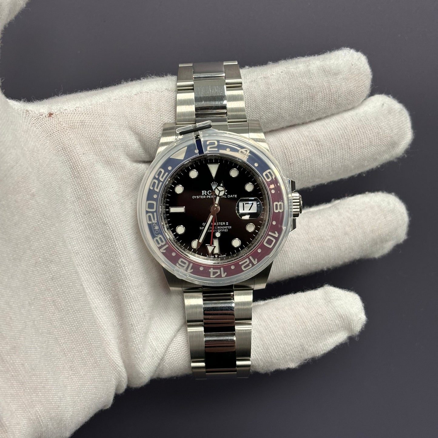 Rolex GMT-Master II 40mm Black Dial Watch Ref# 126710BLRO