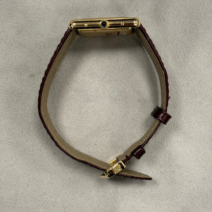 Cartier Tank 25mm Red Dial Watch Ref# WGTA0190 - Happy Jewelers Fine Jewelry Lifetime Warranty