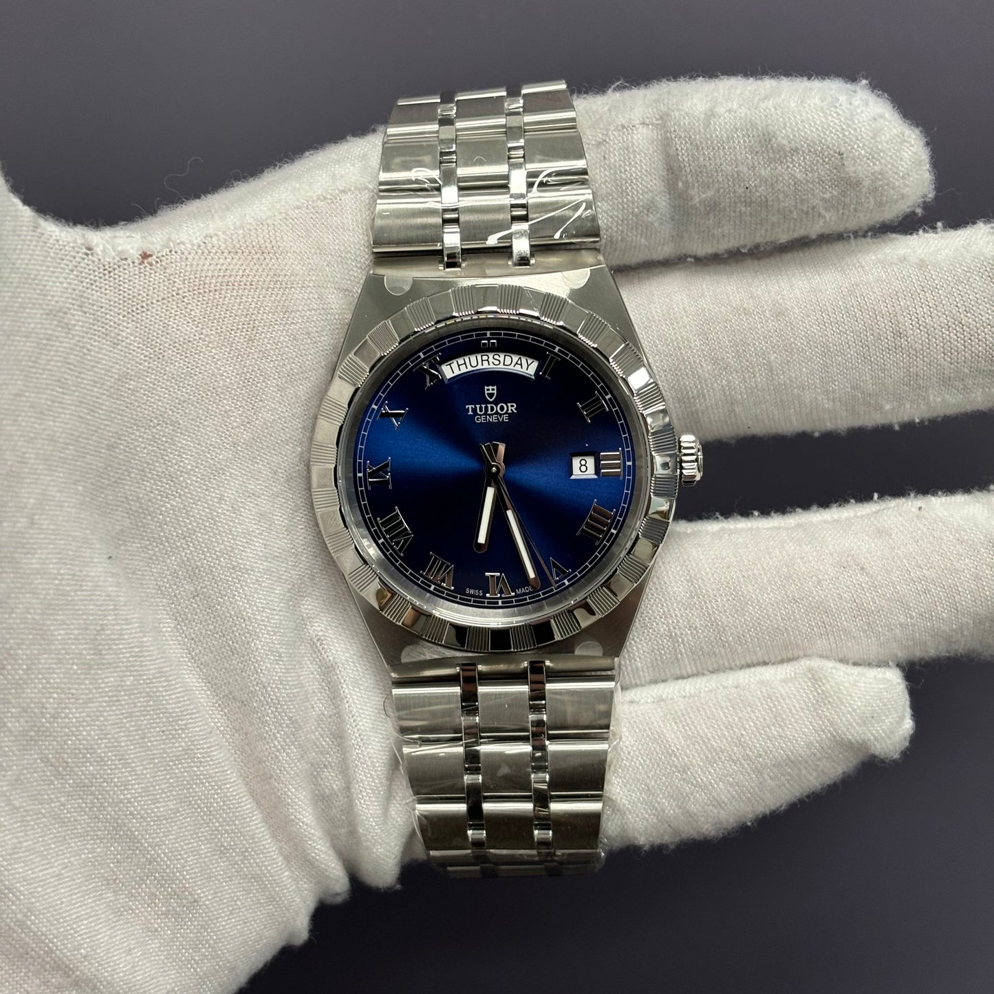 Tudor Royal 41mm Blue Dial Watch Ref# 28600