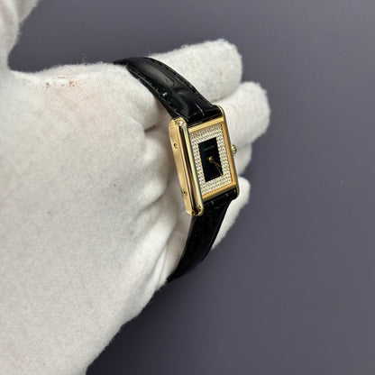 Cartier Tank 22mm Pave Dial Watch Ref# WGTA0269 - Happy Jewelers Fine Jewelry Lifetime Warranty