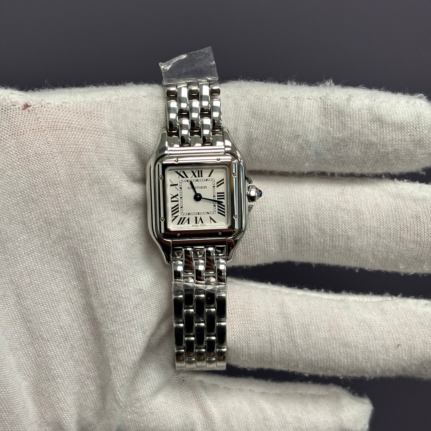 Cartier Panthere 22mm White Dial Watch Ref# WSPN0013