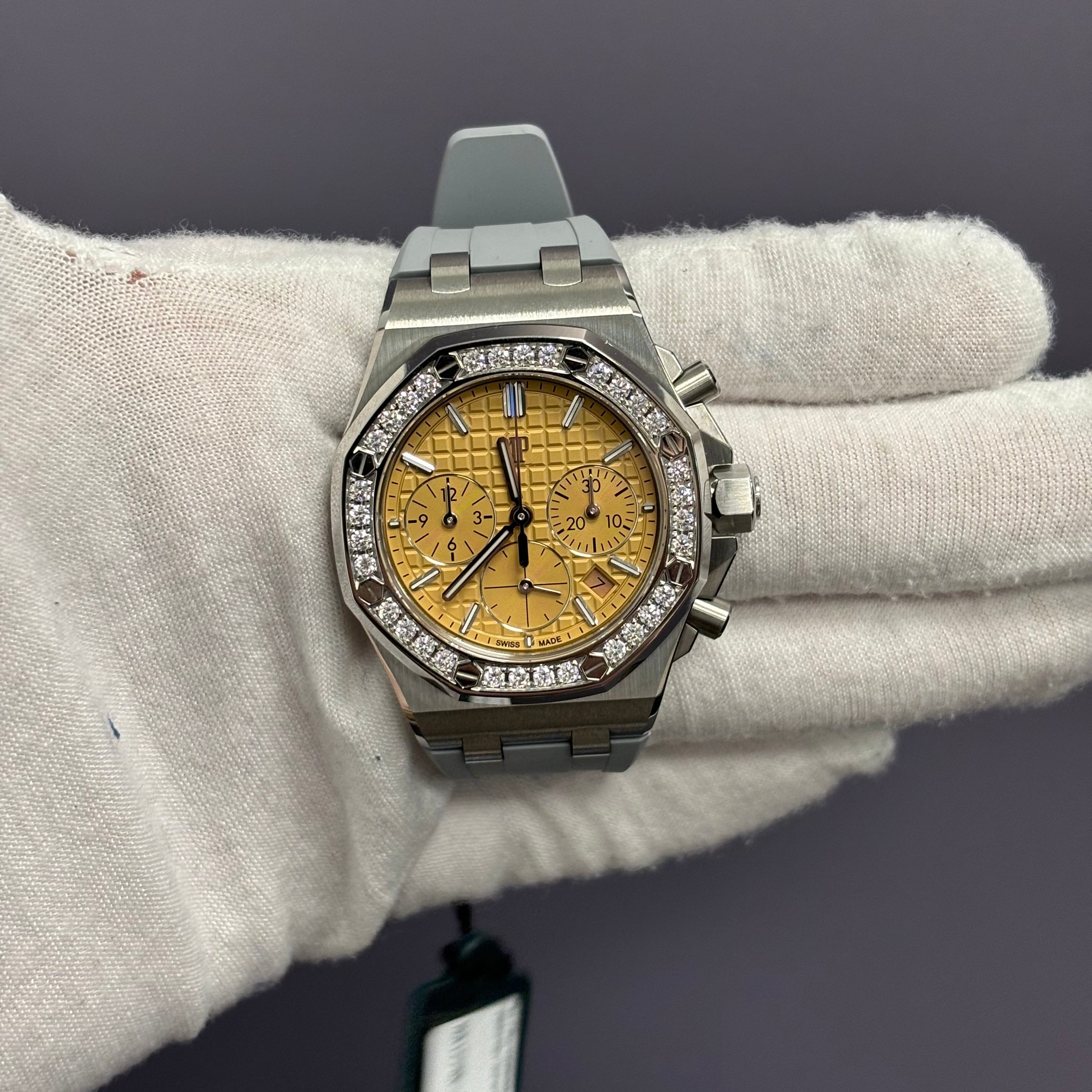 Audemars Piguet Royal Oak 37mm Salmon Dial Watch Ref# 26231ST.ZZ.A178CA.01 - Happy Jewelers Fine Jewelry Lifetime Warranty