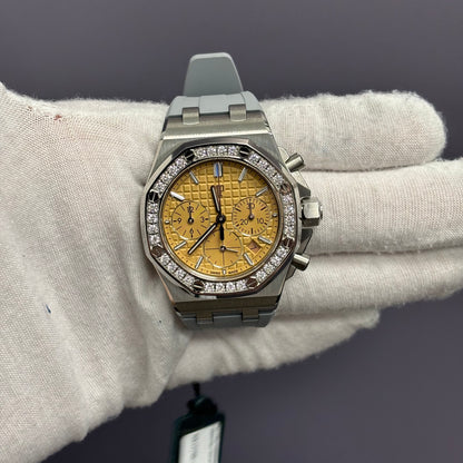 Audemars Piguet Royal Oak 37mm Salmon Dial Watch Ref# 26231ST.ZZ.A178CA.01 - Happy Jewelers Fine Jewelry Lifetime Warranty