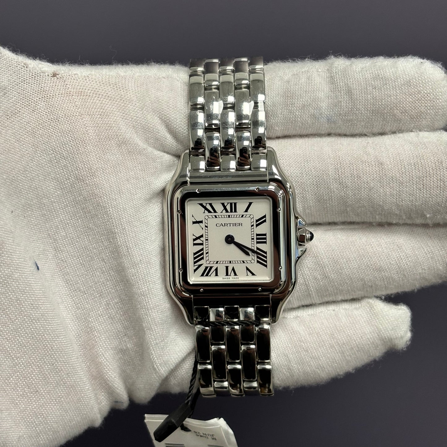 Cartier Panthere 31mm White Dial Watch Ref# WSPN0016