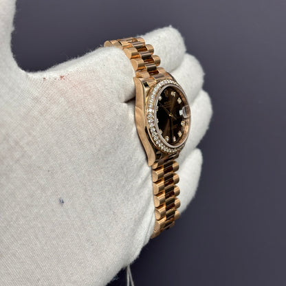 Rolex Datejust 31mm Chocolate Dial Watch Ref# 278285RBR - Happy Jewelers Fine Jewelry Lifetime Warranty