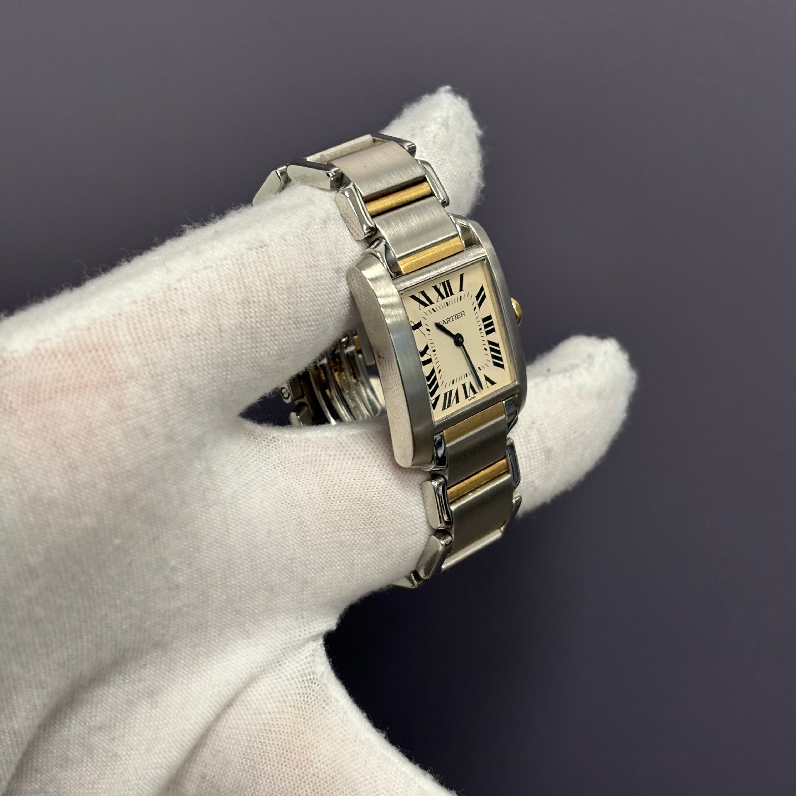 Cartier Tank 25mm White Dial Watch Ref# W51006Q4 - Happy Jewelers Fine Jewelry Lifetime Warranty