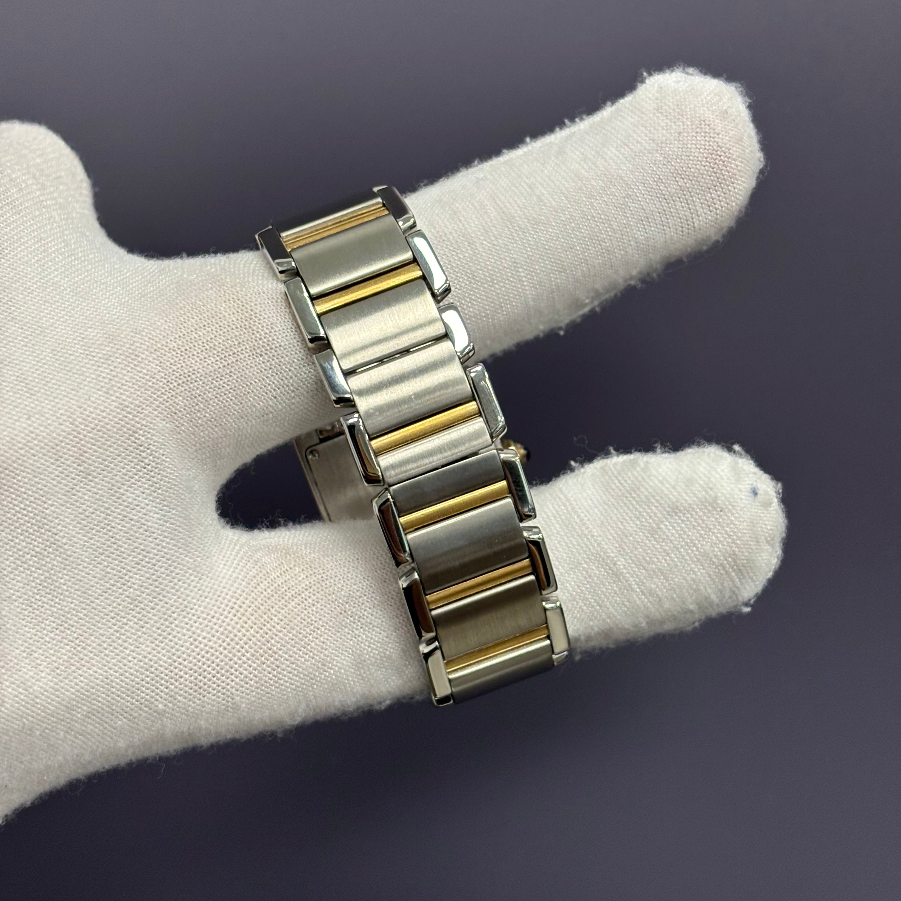 Cartier Tank 25mm White Dial Watch Ref# W51006Q4 - Happy Jewelers Fine Jewelry Lifetime Warranty