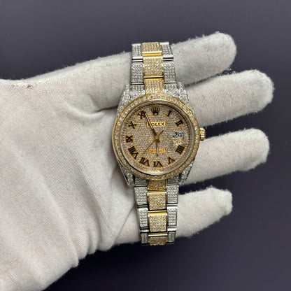 Rolex Datejust 41mm Pave Dial Watch Ref# 126303 - Happy Jewelers Fine Jewelry Lifetime Warranty