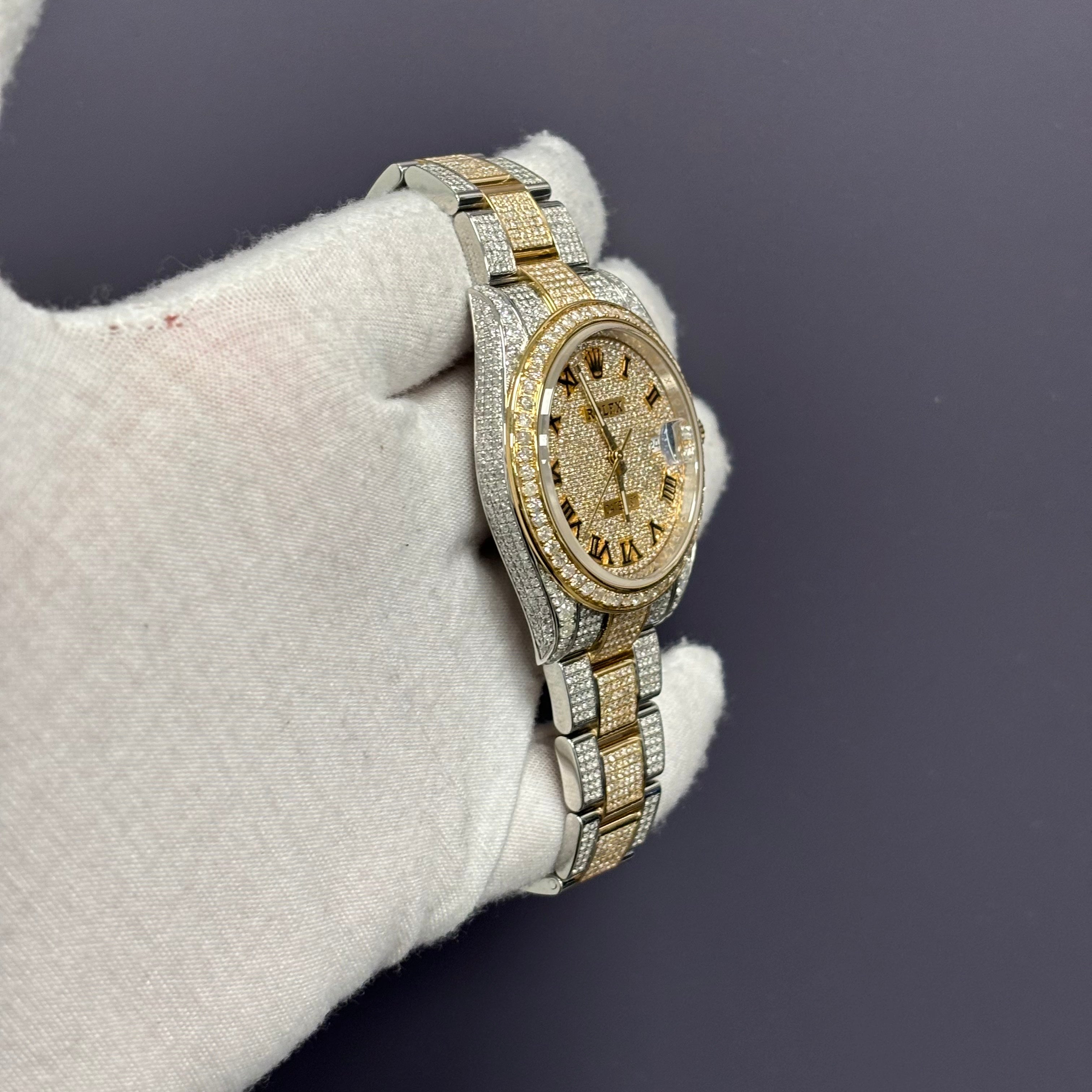 Rolex Datejust 41mm Pave Dial Watch Ref# 126303 - Happy Jewelers Fine Jewelry Lifetime Warranty