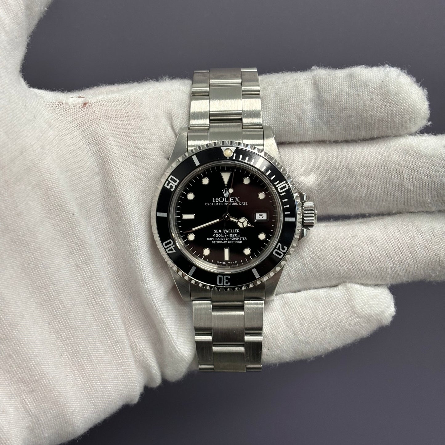 Rolex Sea Dweller 40mm Black Dial Watch Ref# 16600