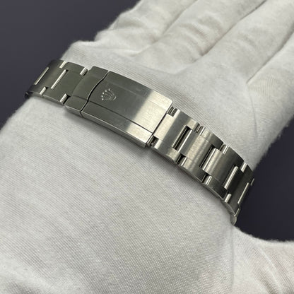 Rolex Oyster Perpetual 39mm Rhodium Dial Watch Ref# 114300 - Happy Jewelers Fine Jewelry Lifetime Warranty