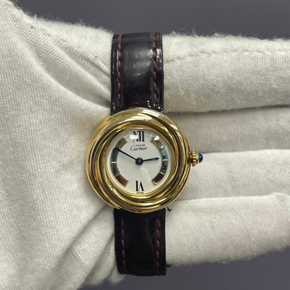 Cartier Trinity 26mm Ivory Dial Watch Ref# 2735 - Happy Jewelers Fine Jewelry Lifetime Warranty