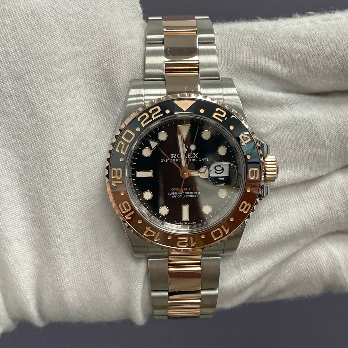 Rolex GMT-Master II 40mm Black Dial Watch Ref# 126711CHNR