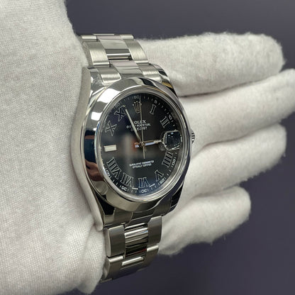 Rolex Datejust 41mm Black Dial Watch Ref# 116300 - Happy Jewelers Fine Jewelry Lifetime Warranty