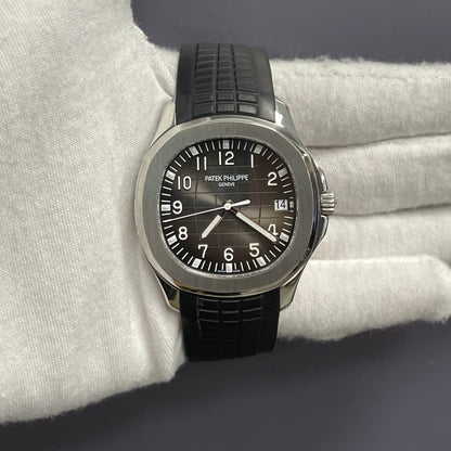 Patek Philippe Aquanuat 40mm Grey Dial Watch Ref# 5167A-001 - Happy Jewelers Fine Jewelry Lifetime Warranty