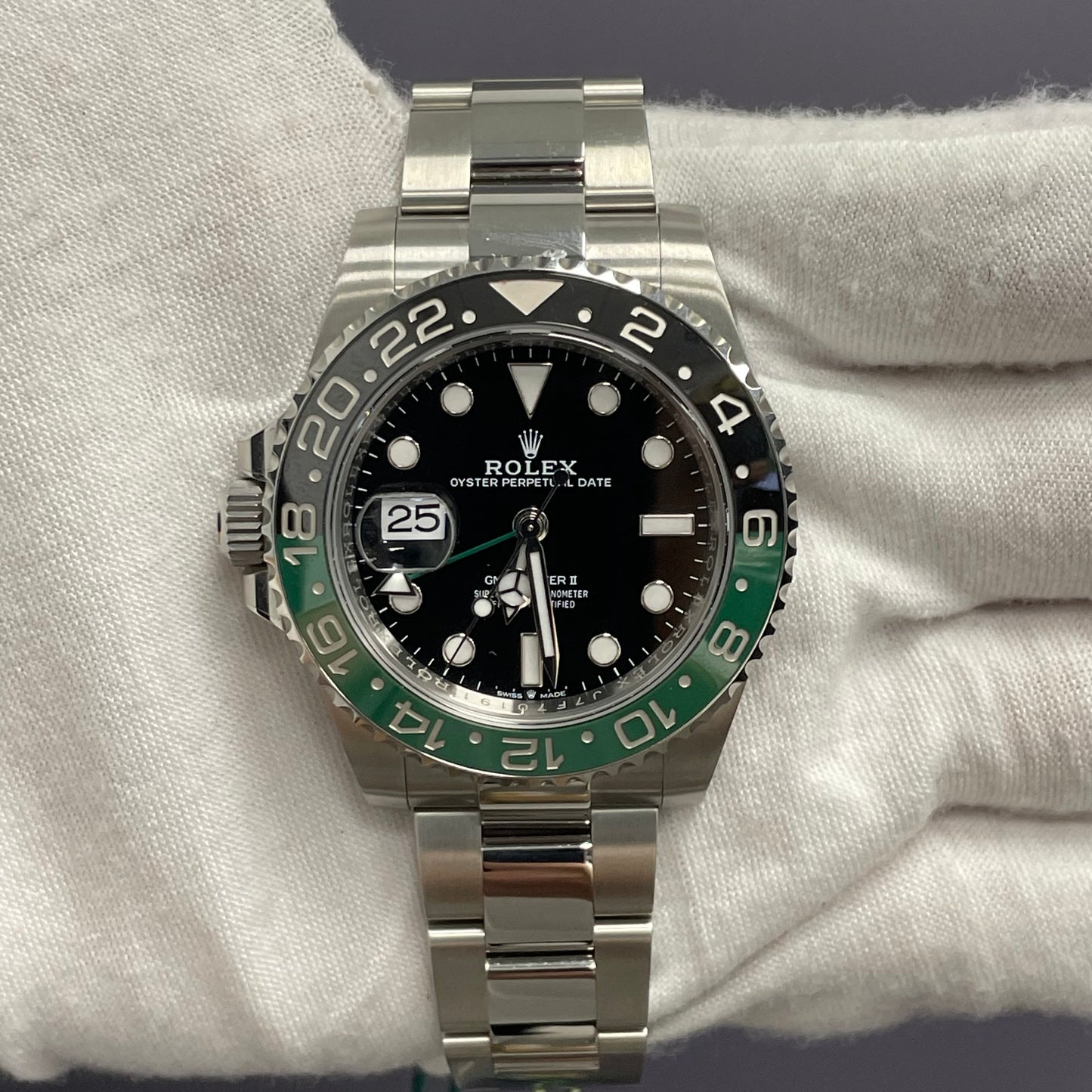 Rolex GMT-Master II 40mm Black Dial Watch Ref# 126720VTNR