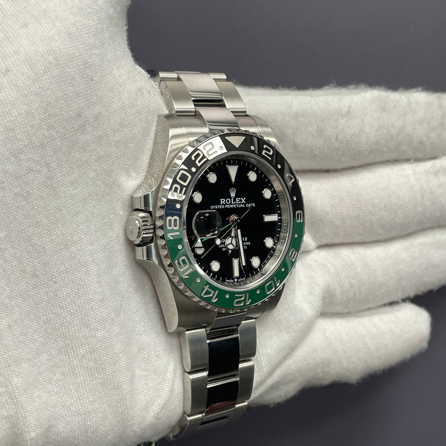 Rolex GMT-Master II 40mm Black Dial Watch Ref# 126720VTNR