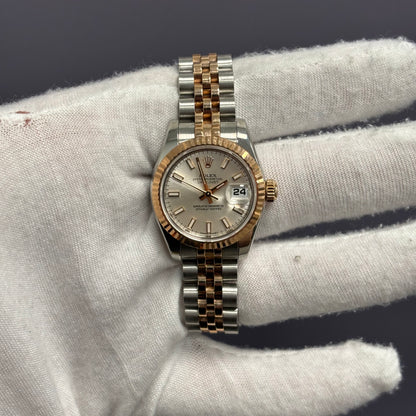 Rolex Datejust 26mm Silver Dial Watch Ref# 179171 - Happy Jewelers Fine Jewelry Lifetime Warranty